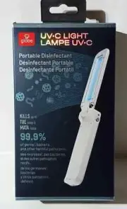 GLOBE: UV-C Light Portable Disinfectant Factory Sealed! #66461