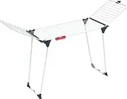 Vileda Clothes Rack, Aluminium Alloy Steel, White, One Size