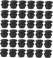 Veemoon Furniture Hole Plugs 200pcs Plastic Locking Plugs Round Hole Caps for Drain Sink and Shelf Protect Wood Floor
