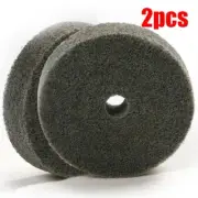 2pcs Fiber Polishing Wheel Buffer Pad Metal Wood Grinding Disc