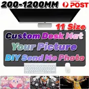 Personalized Mouse Pad Custom Desk Mat Gaming Keyboard Mousepad Anti Slip Rubber