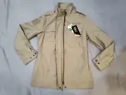 5.11 Tactical Women's Sz Small Tan Taclite M-65 Lined Pea Coat 68000 Jacket NEW!
