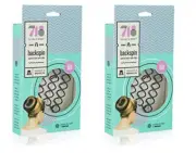 718-Beauty Backspin Spiral Hair Pin, Color Match for Dark Hair, 8 Pins (Dark)