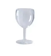 Yanco China SM-08-W Stemware Clear Plastic 8 oz. 3" dia. Wine Glass - 2 Doz