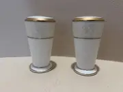Noritake White Palace Salt & Pepper Shakers *New*