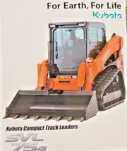 KUBOTA COLLECTIBLE DIECAST 1:24 SCALE SKIDSTEER SVL75-2