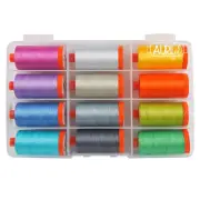 Aurifil Thread Kit The Kaffe Collective 12 LARGE SPOOLS COTTON 50WT 1422 YDS EA