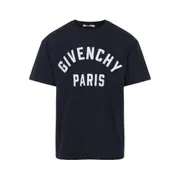 [Givenchy] Givenchy Lettering-print T-shirt XL BLUE