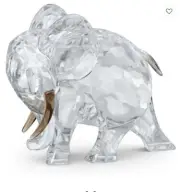 NIB Authentic Swarovski African Sunset Elephant Hami Crystal Figurine #5557855