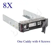 8x 2.5in Hard Drive Caddy Tray for IBM Thinksystem SR860 SR550 SR650 SR850 SR530