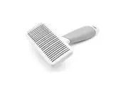 Self-cleaning Deshedding Brush with Soft Plastic Tips