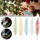 Flowers Glitter Ornament Feather Leaf Feather Leaf Glittery Artificial Plant