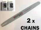 20" Inch LONGER CHAINSAW BAR for Baumr AG SX82 82cc 3/8 058 & 2 x CHAIN - PRO