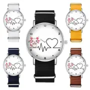 Axolotl Pulse Love Cute Wristwatch Men Women Nylon Watch Christmas Birthday Gift