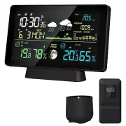 Wireless Weather Station 8-in-1 Weather Forecast Station with Touchscreen V2S1