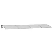 Door Window Canopy Awning Outdoor Patio UV Sun Rain Roof Shield Cover 400x100cm