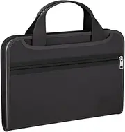 Expandable File Folder | Accordion Folder Fireproof File Organizer,Important Document Storage, Fire Safe Bag Multi Pockets with Handle & Labels for Letter A4 Paper