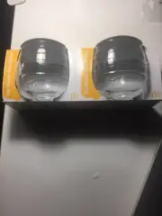 McDonald's 50 Years 2x Wobbling Glass The Cheese Melt Pattern Maccas 2021 Cup