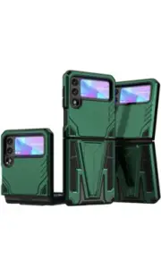 DAWEIXEAU Case for Galaxy Z Flip 3 5G,Galaxy Z Flip 3 5G Case Heavy Duty Rugged