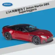 WELLY 1:24 Aston Martin DBS Superlaggera Alloy Car Diecast Toy Vehicle Car Model