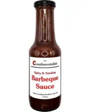 BBQ Sauce - Spicy & Smokey BBQ Sauce 300ml. Perfect for all barbequed meats.