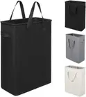 Slim Laundry Hamper with Handles Collapsible Laundry Basket Thin Dirty Basket Na