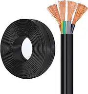 26 Gauge Wire 4 Conductor Electrical Wire 30FT~1640FT 26AWG Pure Copper Wire Core Flexible PVC Outer Cover 26/4 Wire for Network Device Connection Office Electronic Equipment Etc(1640FT)