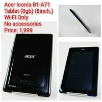 在飛比找旋轉拍賣優惠-Acer Iconia B1-A71Tablet