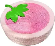 Generic Cats Scratcher Bowl Scratching Lounge Bed Mat Scratching Pad Scratch Pad Nest Scratcher Board for Grinding Claw Furniture Protection Kitten, Strawberry Pink