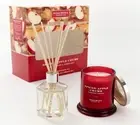 HomeWorx by Slatkin & Co. Reed Diffuser & 8oz Candle Gift Set in Spice Apple