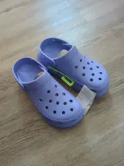 Crocs Crush Clogs Purple Platform Shoes Rubber Slip-On Classic Men 8 Women 10