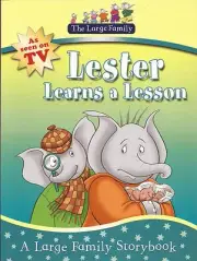 LESTER LEARNS A LESSON Children's Picture Story Reading Book AS SEEN ON TV New
