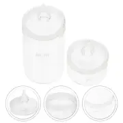 2 Pcs Weighing Bottle Empty Bottles Specimen Jars Glass with Lids