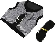 ibasenice 1Set Bunny Suit and Leash for Animals Decorative Vest and Harness Kit Comfortable and Breathable Design for Daily Use and Theme Parties for Pet Protection