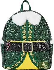 [Loungefly] Elf Buddy Sequin Cosplay Mini Backpack, Multi, Mini