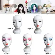 Manikin Professional Female Mannequin Head for Wig Making Necklace Headwear