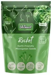 Untamed Rocket (Arugula) Microgreens Seeds 50g