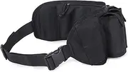 Krujecnt Beverage Belt - 6 Cans Beer Holder Drink Storage Belt,Waterproof Portable Waist Pouch Adjustable with Phone Pocket for Beach, Yard, Backyard, Camping