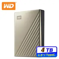 在飛比找PChome24h購物優惠-WD My Passport Ultra 4TB USB-C