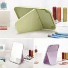 Desktop Beauty Cosmetic Mirror Portable Folding Makeup Mirror Square Mirrors