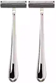 Colonel Ichabod Conk Chrome Double Track Razor (2 Pack)