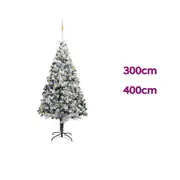 Artificial Christmas Tree LEDs&Ball Set&Flocked Snow Multi Colours vidaXL