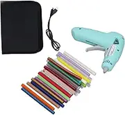 Cordless Hot Glue Gun Kit, USB Rechargeable Mini Hot Melt Gun With 30PCS Adhesive Bars Tool Bag and Silicone Pad, for Crafts DIY Arts Home Repairs (Green)