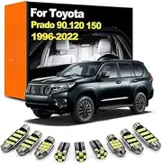 LED Light Kit, for Toyota Prado 90 120 150 1996-2018 2019 2020 2021 2022 Interior Car Indoor Dome Reading Trunk