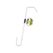 Jack 300mm White Square Hanging Basket Hook