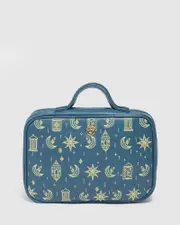 Blue Nessa Fold Out Cosmetic Case