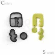 WIGGLE ARCH Clay Cutter | Polymer Clay Cutter - To make Dangle Earrings