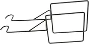 NULYLU 2Pcs Wrought Fence Hooks for Hanging Plants Durable Brackets for Railings Versatile Flower Box Holders for Garden Decoration Easy Installation Space Saving Design