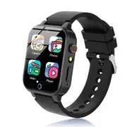 Smart Watch for Kids,Kids Smart Watch Boys Toys with 26 Puzzle Games,Touch Screen,HD Camera,Alarm Clock,Birthday Gift,Ages 3+ (Black)