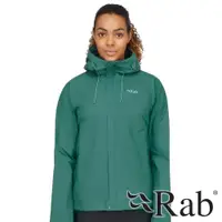 在飛比找蝦皮商城優惠-【RAB 英國】Downpour女單件式防水外套『尤加利綠』